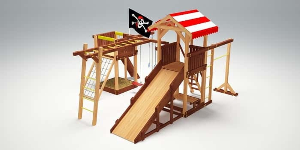 Деревянная детская площадка Савушка "4 сезона" - 8