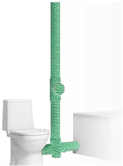 Комплект Tonlos Pipe Pro для шумоизоляции канализационных труб (4640107331957)