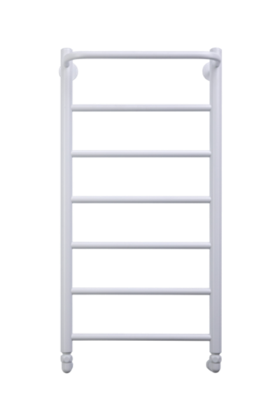Полотенцесушитель водяной Comfysan Capri W-8 80/40 с полкой, белый