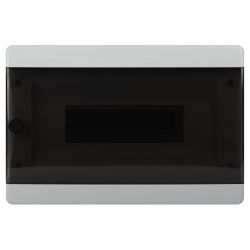 Корпус пластиковый встраиваемый ЭРА COMFORT ЩРВ-П-12 IP40 прозрачная крышка белый