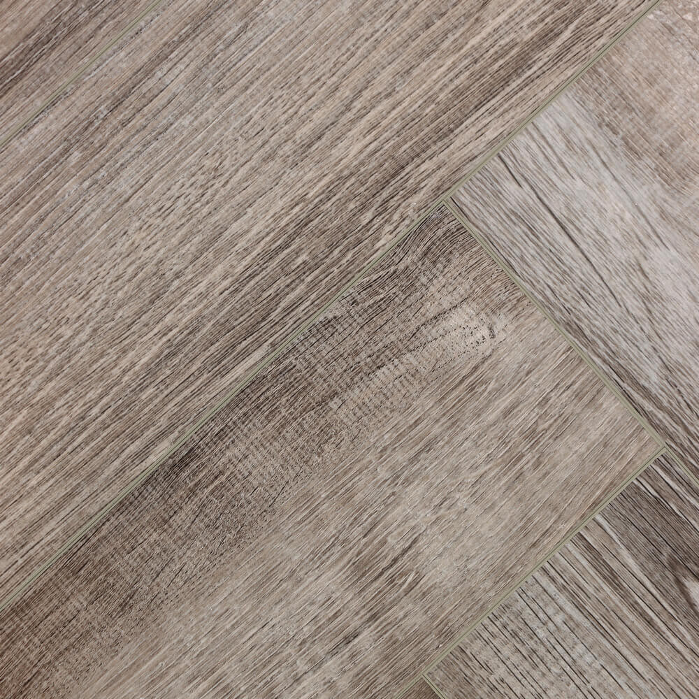 Полимерный пол SPC CronaFloor Herringbone Дуб Тулон H009  42/4,5  1,31/16