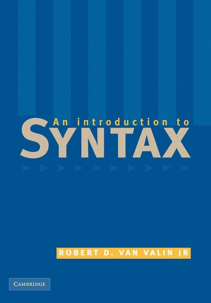 An Introduction to Syntax 1st Edition