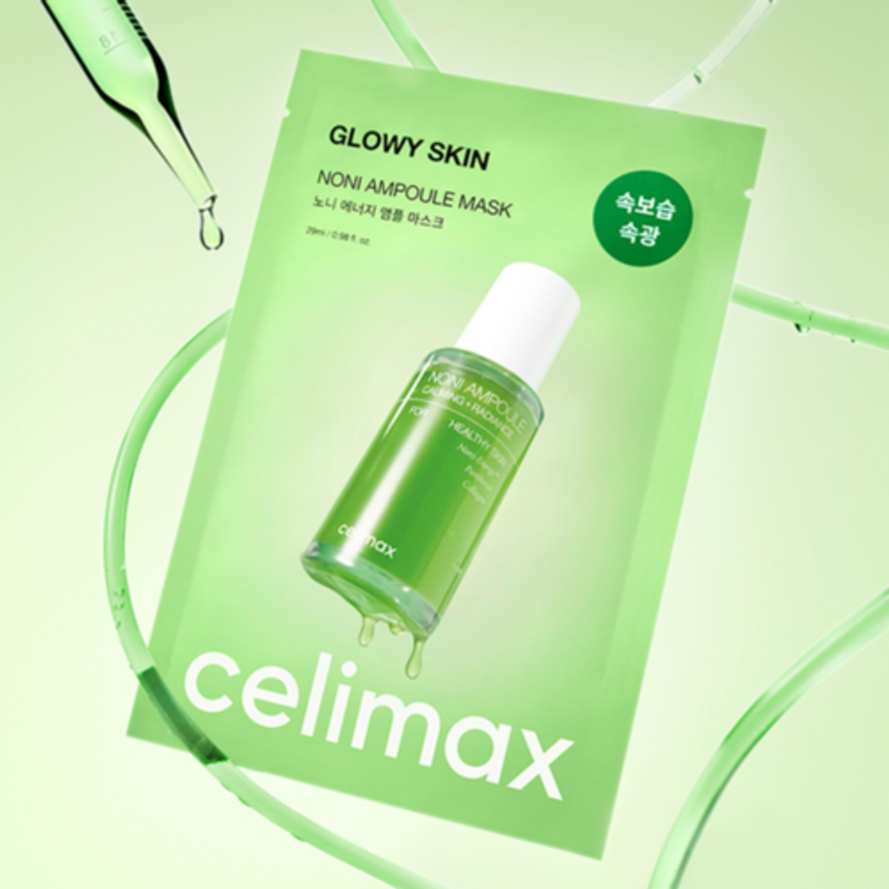 Celimax Маска тканевая ампульная с экстрактом нони - The real noni energy ampoule mask, 29мл
