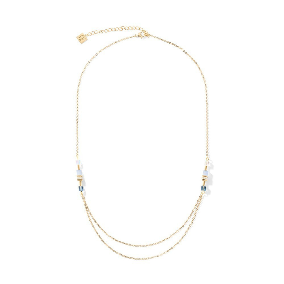 Колье Coeur de Lion Gold-Blue 5064/10-0716 цвет синий, золотой