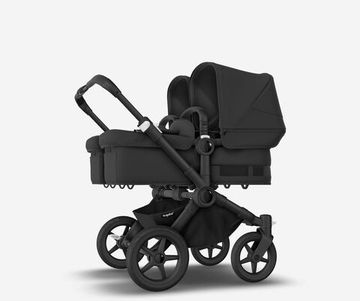 Коляска для двойни 2 в 1 Bugaboo Donkey 5 Twin Midnight black/Midnight black/Black
