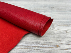 Tirex Bright Red (1,6-1,8 мм), цв. Красный, натуральная кожа козы