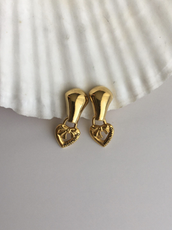 Клипсы с подвесками Moschino
