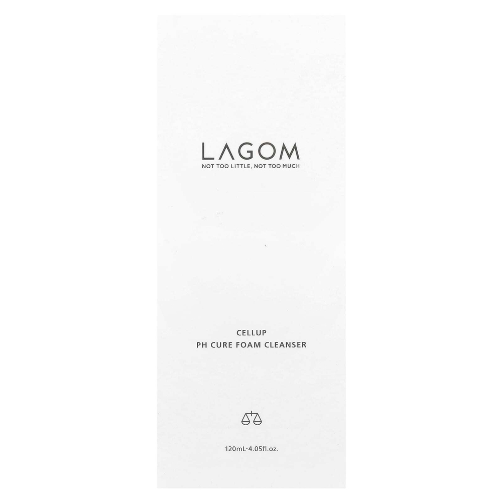 LAGOM, Cellup pH Cure Очищающая пенка, 120 мл (4,05 жидк. Унции)