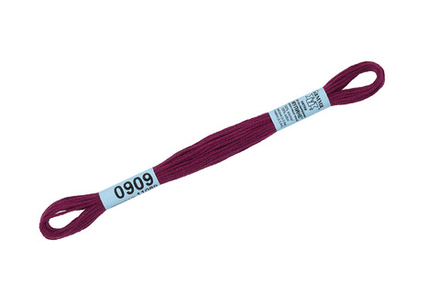 Мулине "Gamma", 100% хлопок, 8 м, №0909