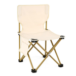 Стул складной 38*38*64см с боковой сумкой (бежевый)