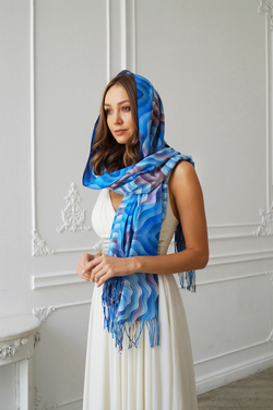 LIGVIANNI Палантин Kerchief Snowstorm
