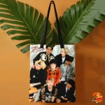 Сумка шоппер с принтом Block B