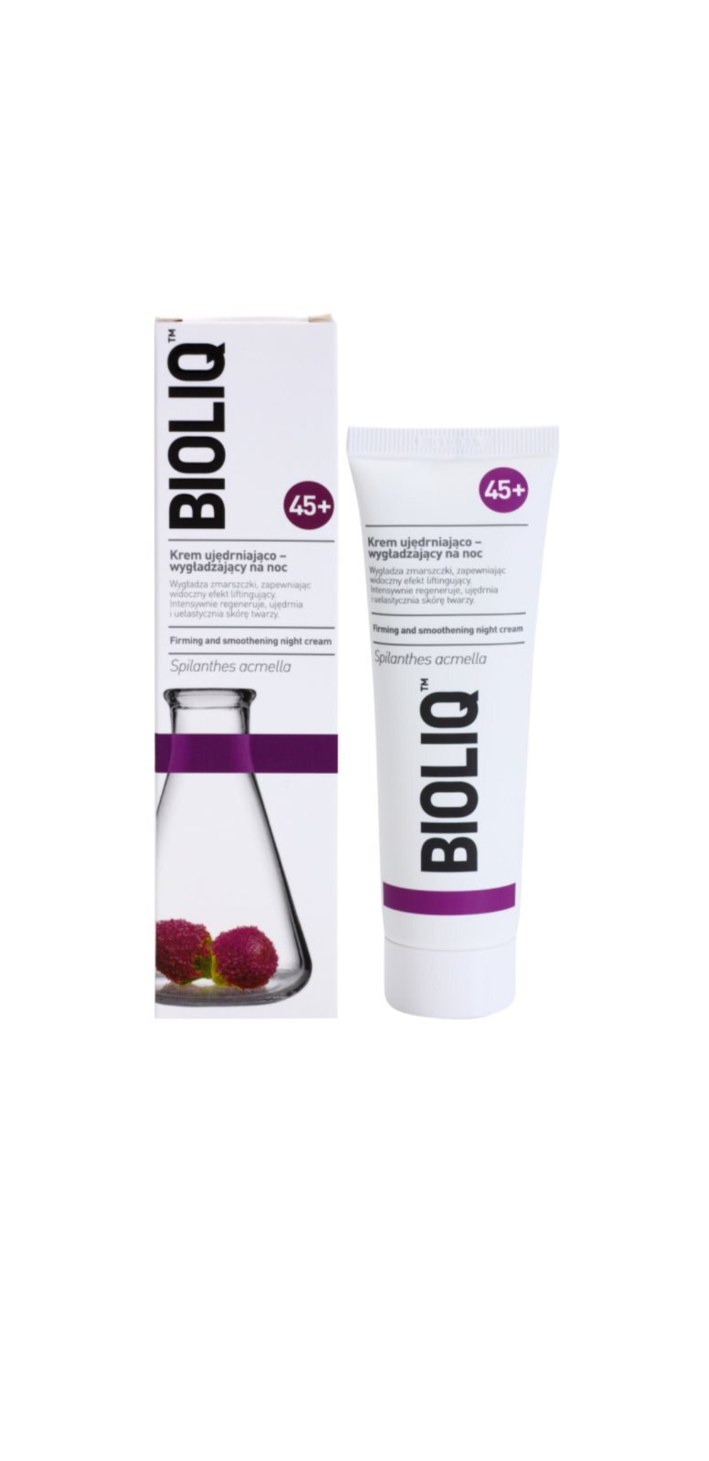 Bioliq 45+ - укрепляющий и подтягивающий ночной крем для выравнивания контуров /   50  ml  / GTIN 5906071022925