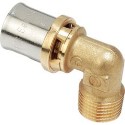 Угольник-пресс Giacomini латунь НР 20x3/4, RM127Y047