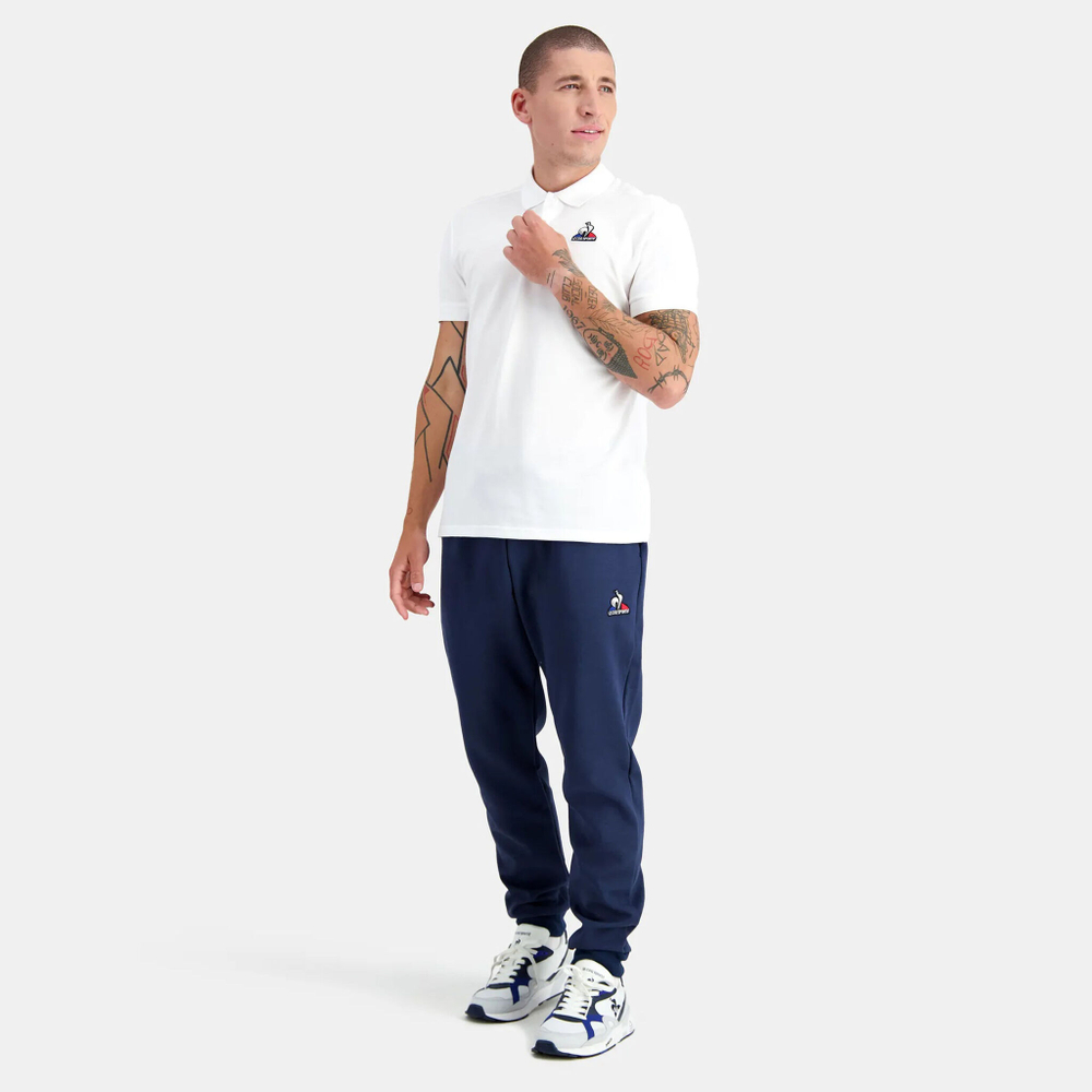 Мужское теннисное поло Le Coq Sportif Essential N°1 Polo Men - White