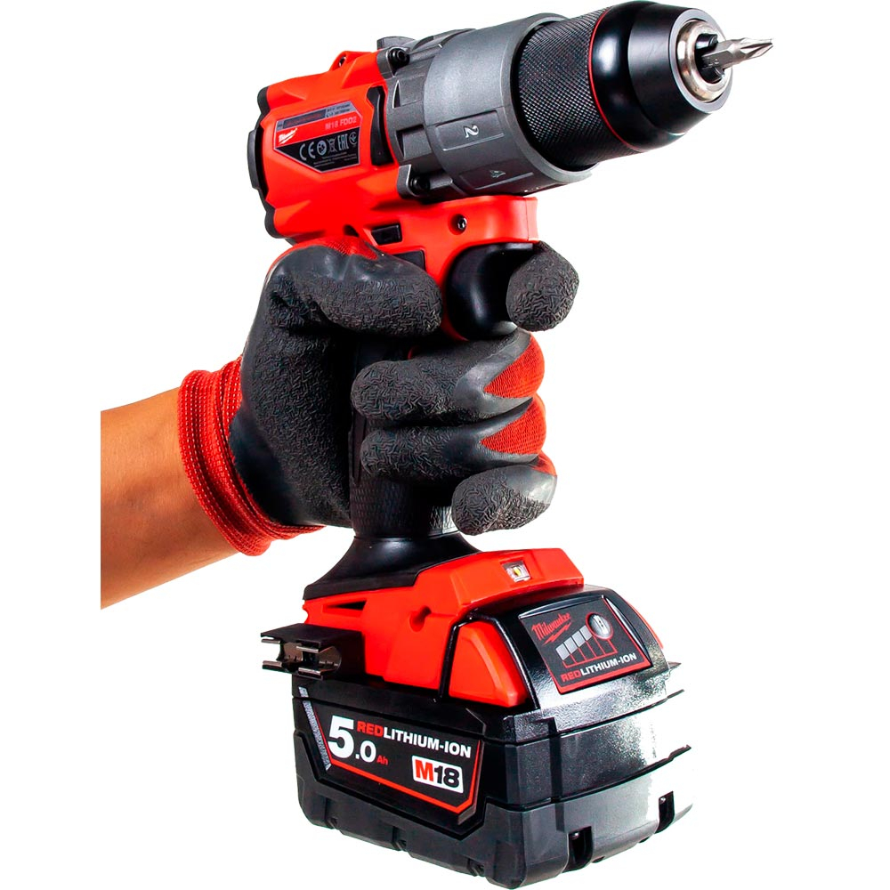 Аккумуляторная дрель-шуруповерт Milwaukee M18 FDD2-502X FUEL