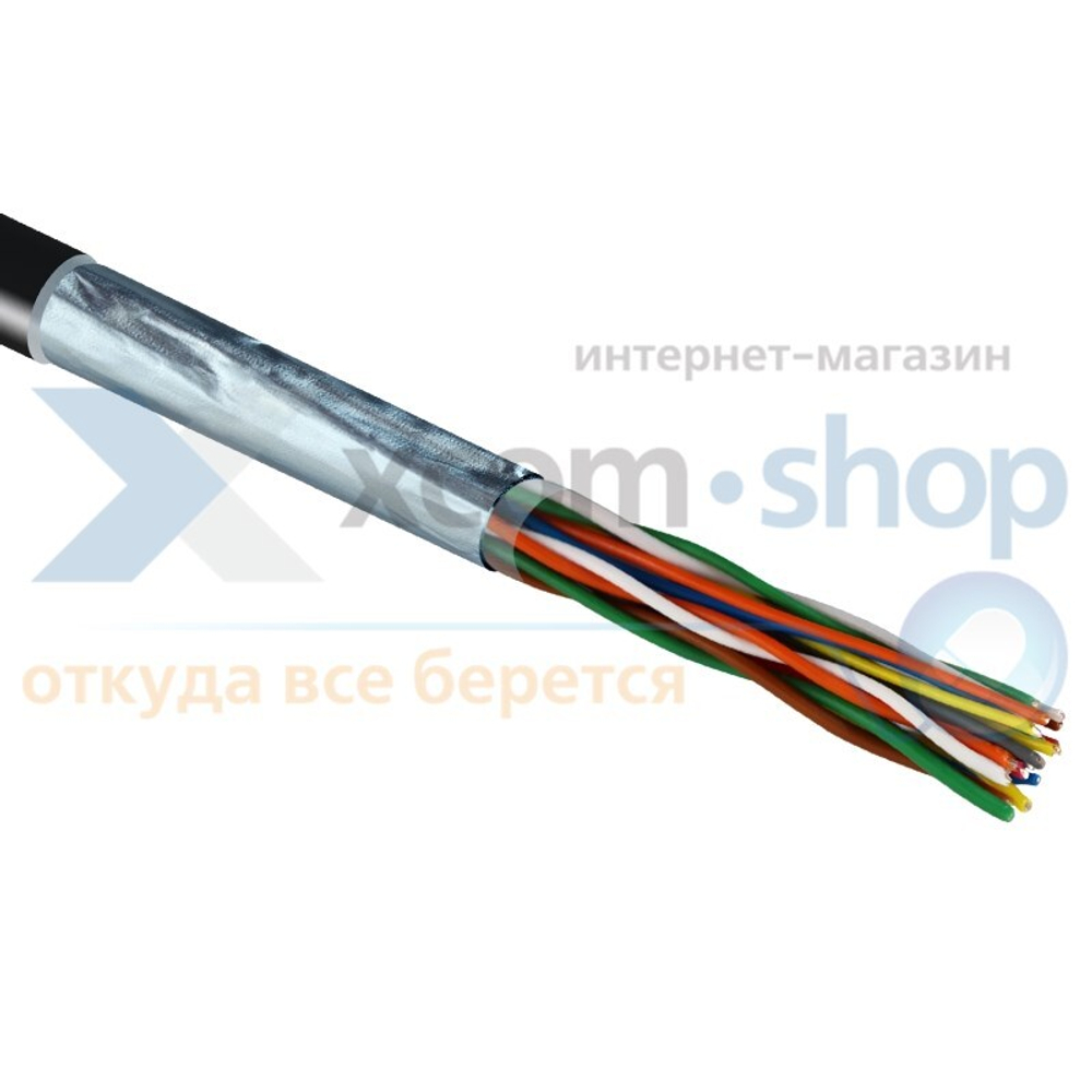 Кабель витая пара F/UTP 5e кат. 10 пар Rexant 01-1204