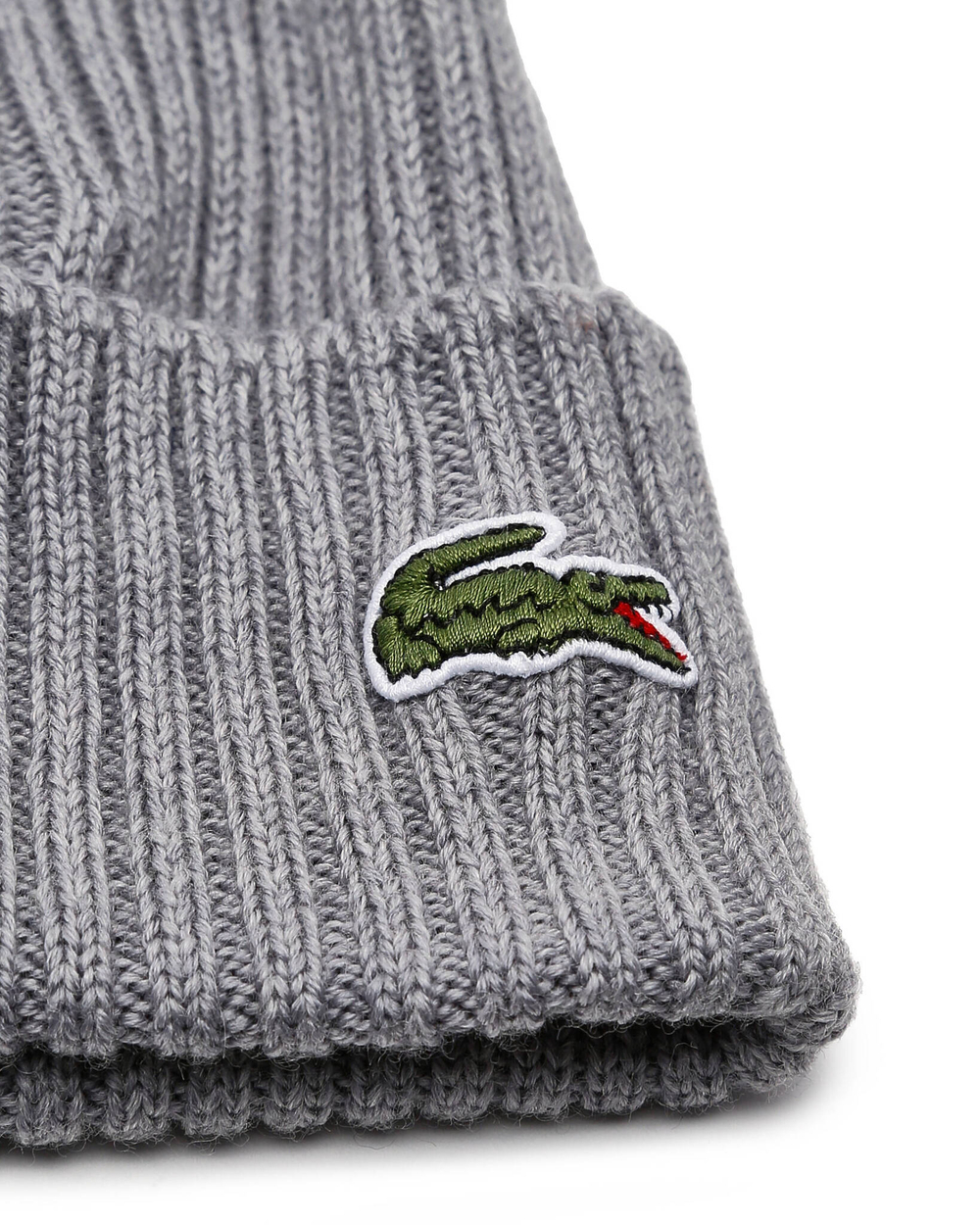 хлопковая шапка Lacoste - серый(RB0001)