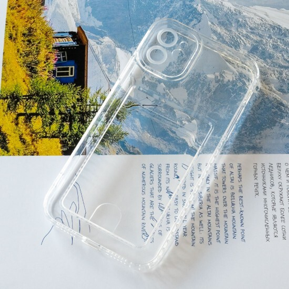 Силиконовый чехол для iPhone 11 с карманом для карт, 013019 CM