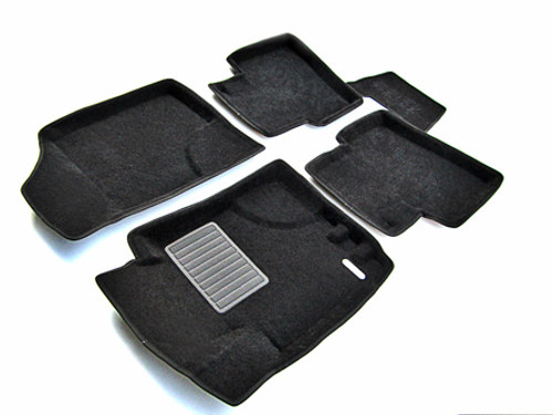 Коврики салона для KIA Ceed (2006-2012)/ Cerato (2010-2012)HYUNDAI i30 (2009-2011)/Elantra (2006-2008) Euromat 3D Business черные. Арт. EMC3D-002722