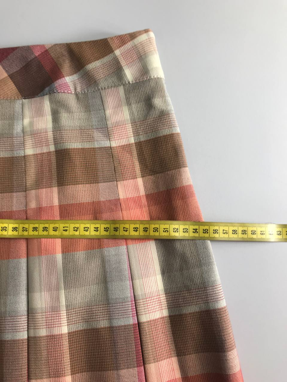 Юбка Bravo в стильную клетку, визуально 52 размер, новая