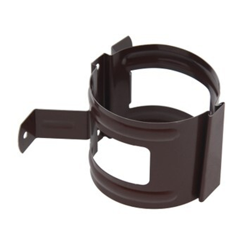 Держатель трубы на дерево GRANDSYSTEM D90 Ral 8017 коричневый