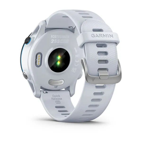 Умные часы Garmin Forerunner 255 Music Whitestone 010-02641-31 с белым ремешком