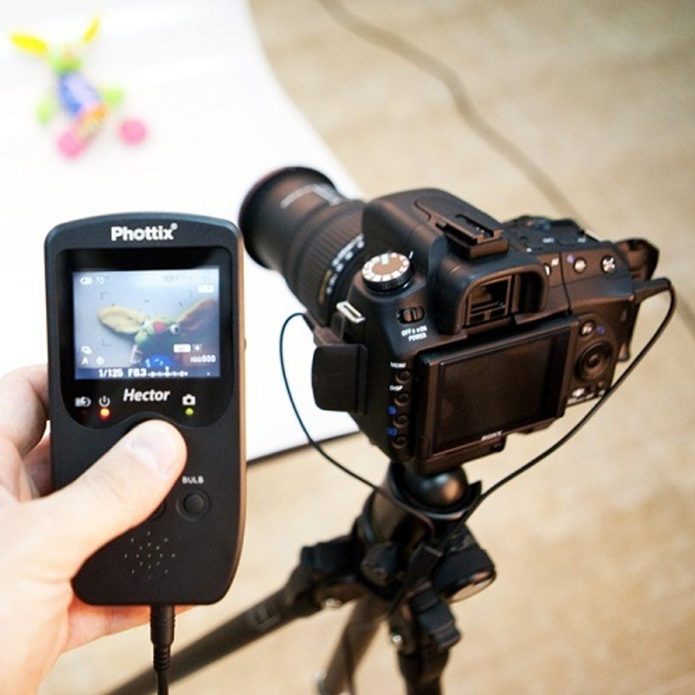 Пульт дистанционного управления Phottix Hector Live-View Wired Remote Set C6R