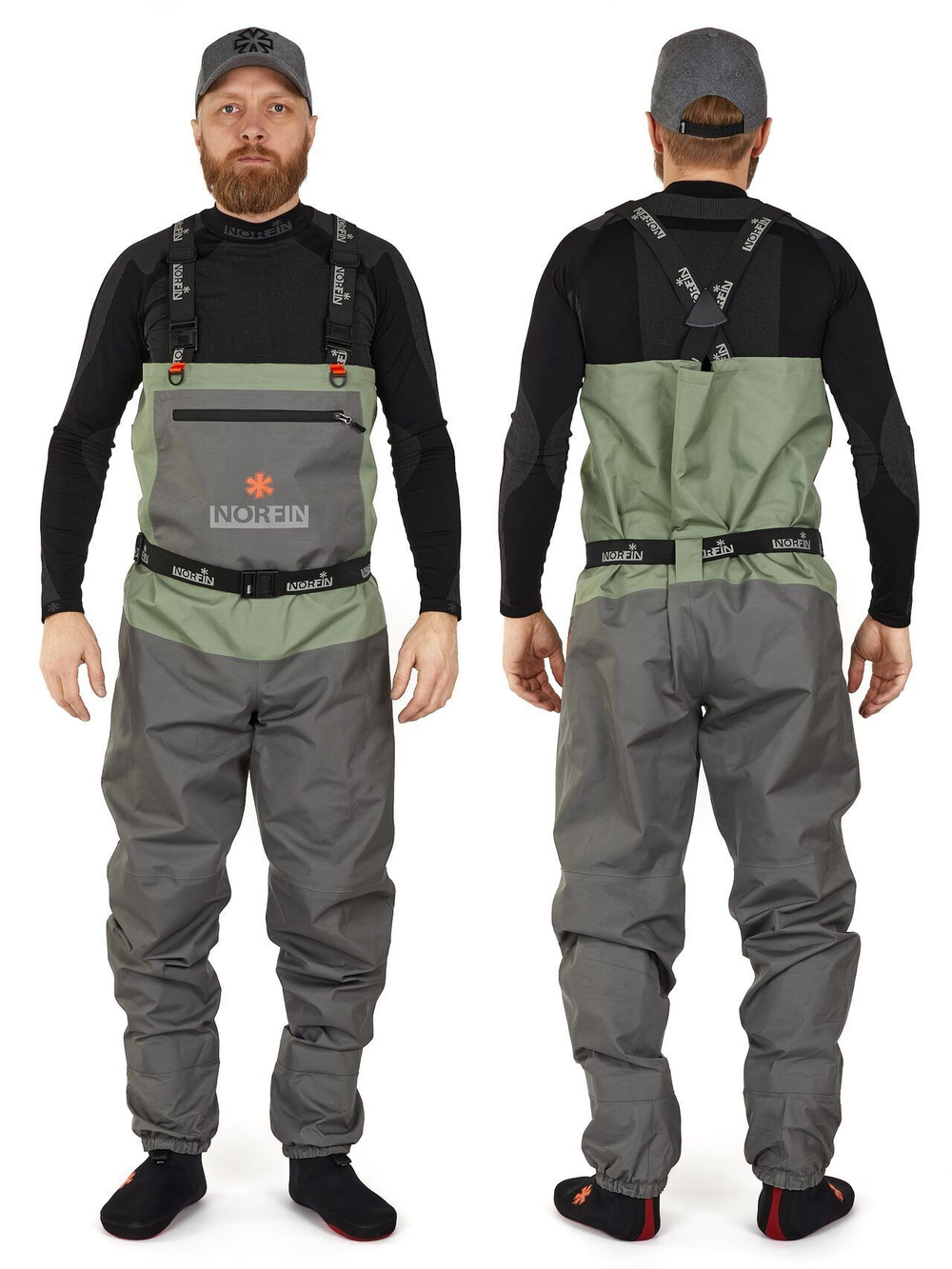 Полукомбинезон забродный Norfin PILOT STOCKINGFOOT 2 р.MS
