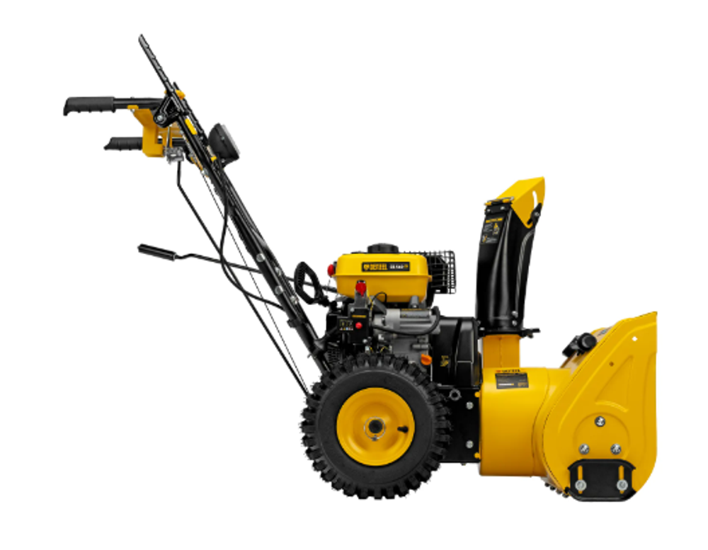 Бензиновая снегоуборочная машина SB 560 LP, 212 cc, электростартер, фара Denzel