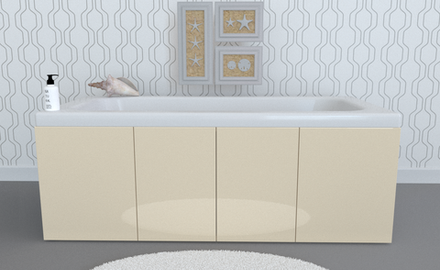 Экран под ванну комбинированный TR-9-005 милонга глянец