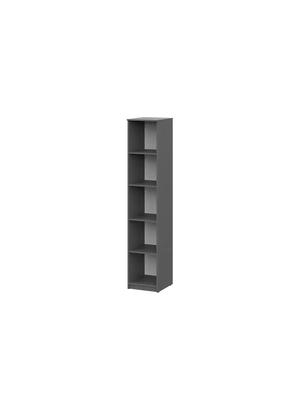 Модульная стенка со шкафом Графит серый 320х46х205