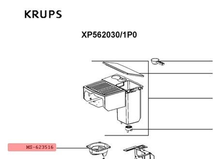 Держатель капсул для кофемашины KRUPS - MS-623516