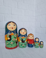 Матрешка "с курочкой" традиция 5мест
