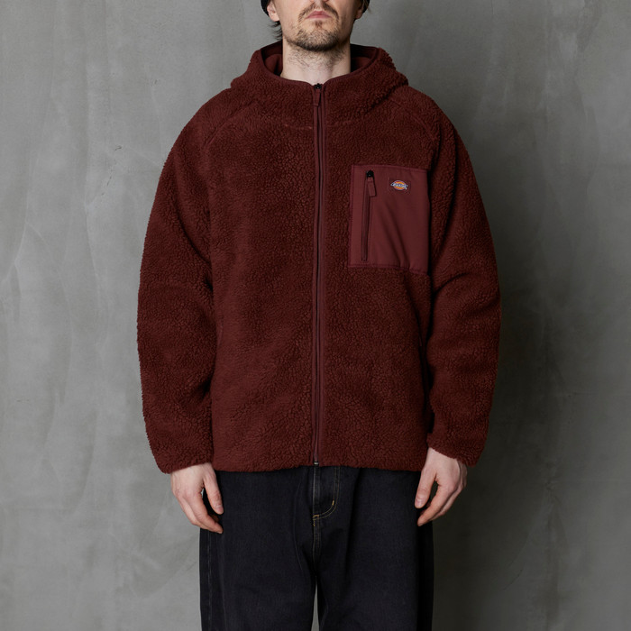 Куртка мужская Dickies Central High Pile Hooded артикул:DK0A87NVL161 - купить в магазине Дайс