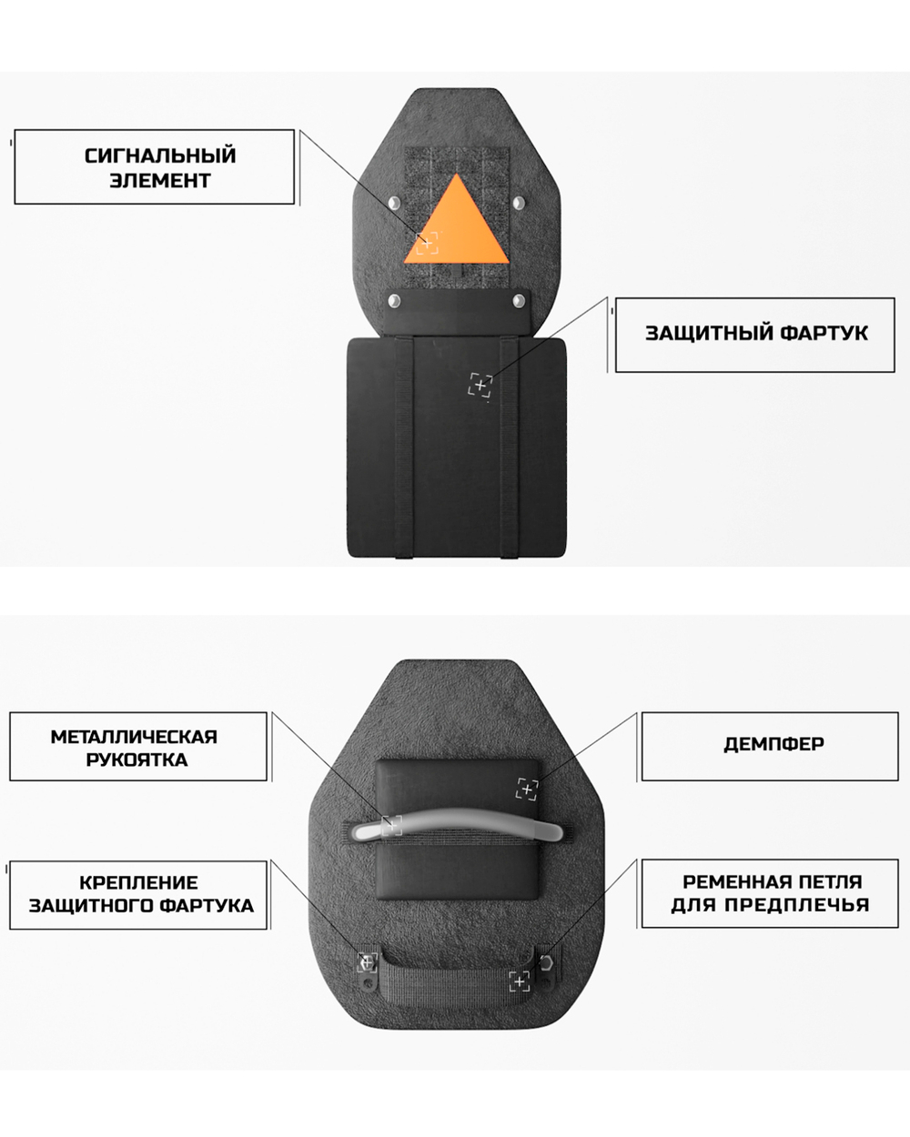 Щит пулестойкий ручной «ОТБОЙ-5»