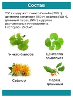 Гинкго билоба витамин для памяти и мозга Ginkgo Biloba
