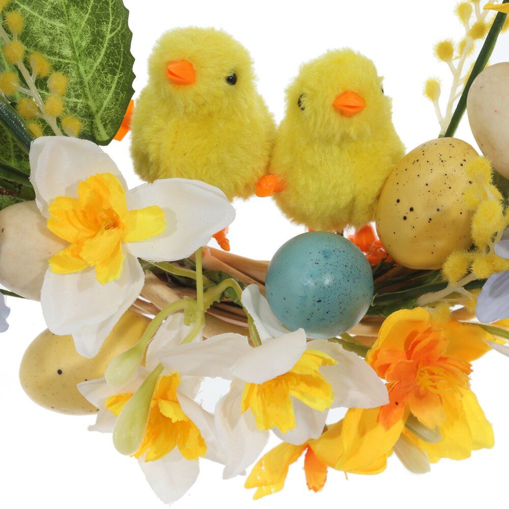 GAEM Изделие декоративное "Венок пасхальный", L50 W42 H12 см