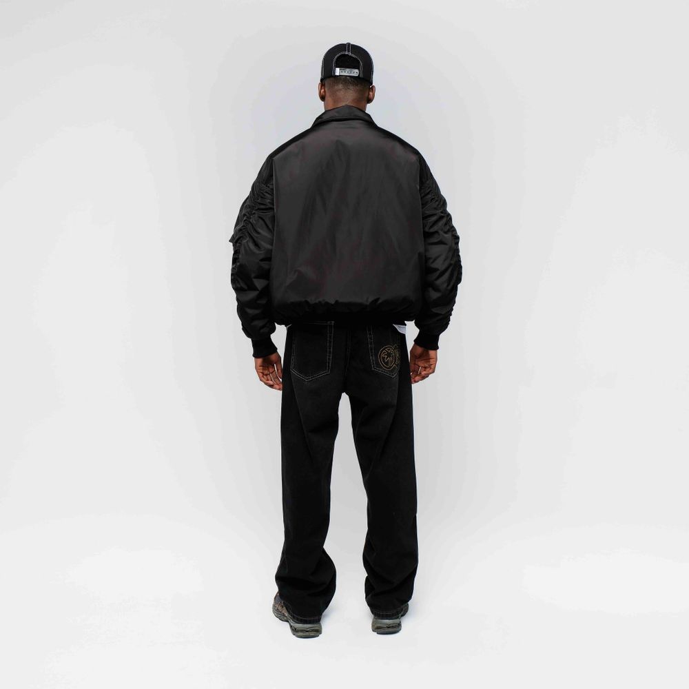 Бомбер Dissident Utopie черный