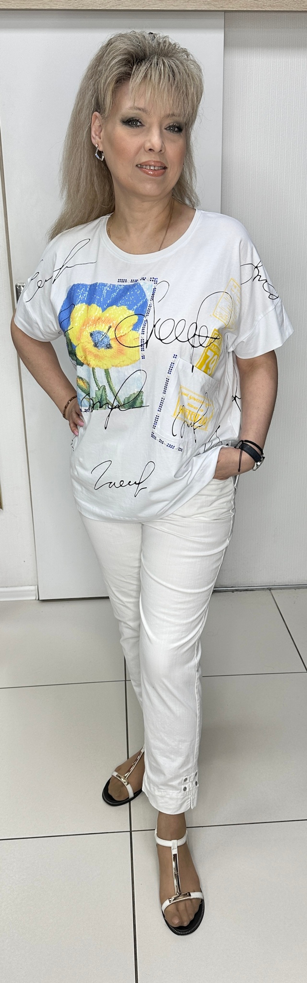 Немецкие белые летние брюки