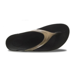 Мужские теннисные кроссовки OOFOS Oolala Recovery Shoes - Black, Beige