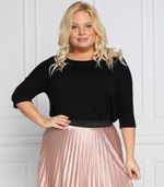 блузка vilma plus size Persona by Marina Rinaldi - черный(1973102)