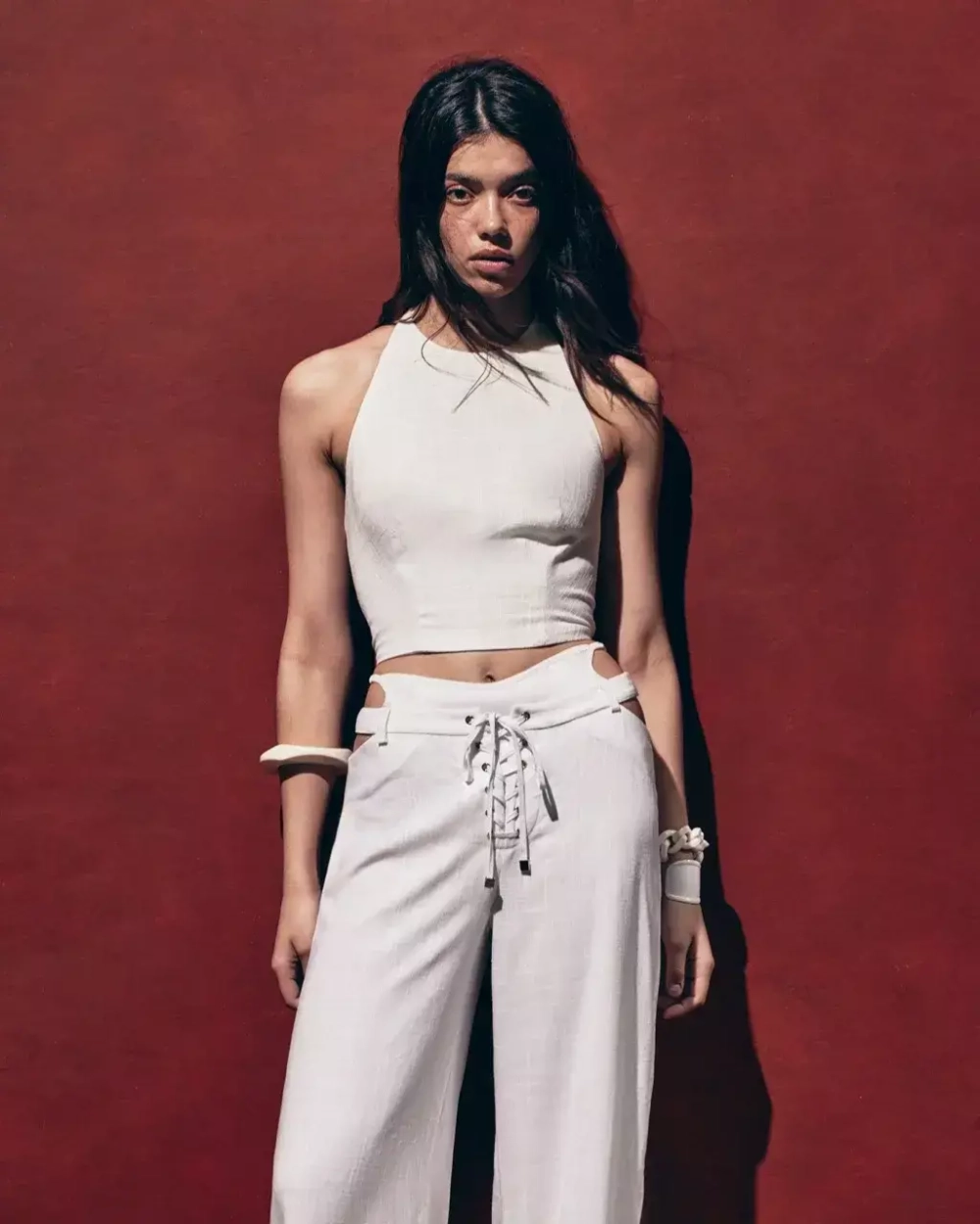 Брюки изо льна