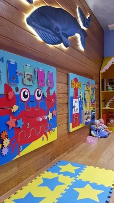 Развивающая панель "Крабик"