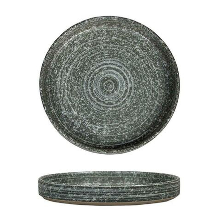Тарелка с бортом 18,6 см h2,6 см Dark Stone Untouched Taiga P.L. Proff Cuisine [1]