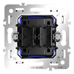 Механизм выключателя с самовозвратом двухклавишного 10А, S70