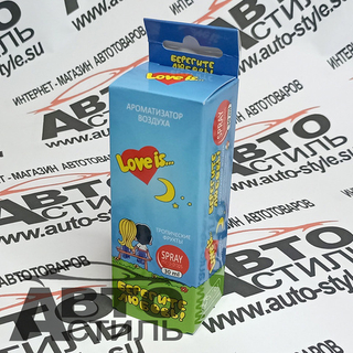Ароматизатор спрей-картон Contra  30мл Love is  (тропические фрукты)