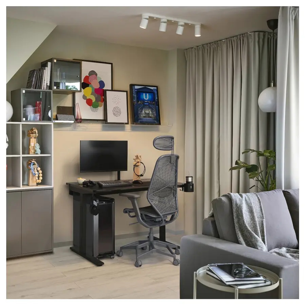Игровой стол- UTMANING IKEA, УТМАНИНГ ИКЕА, 120х80, черный