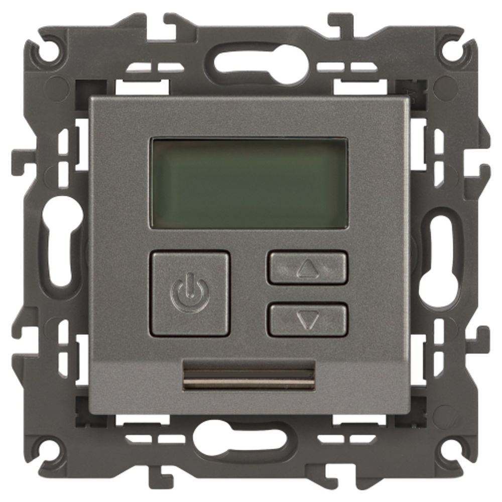 Терморегулятор ЭРА Elegance 14-4111-16 универс.230В-Imax16А, титан