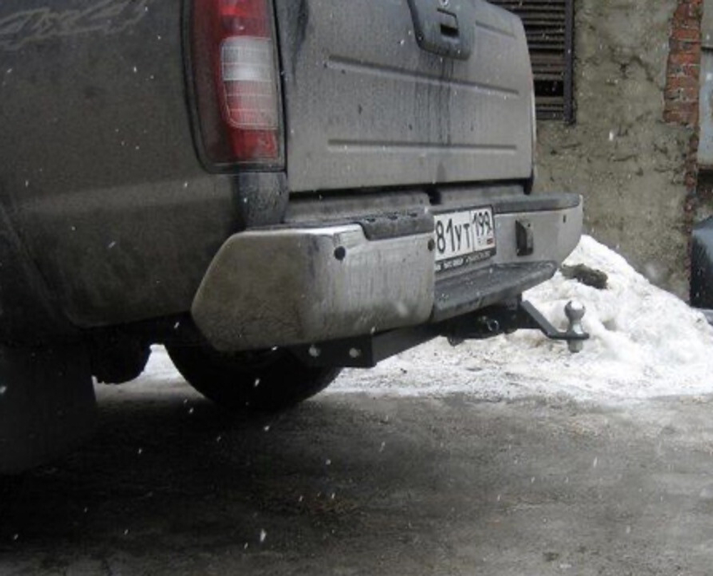 Фаркоп с элект. Smart, на Nissan NP 300 FA 0466-E (с 2008 по 2015 г.в.) (паспорт и сертификат в комплекте) Бизон